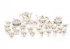 FORTY-ONE PIECE ROCKINGHAM STYLE TEA SERVICE at Ross's Online Art Auctions