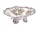 PIERCED SILVER DISH at Ross's Online Art Auctions