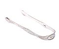BRIGHT CUT SILVER SUGAR TONGS at Ross's Online Art Auctions