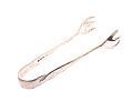 FOUR SILVER CAKE FORKS & A PAIR OF SUGAR TONGS at Ross's Online Art Auctions