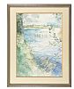 T.P. FLANAGAN FRAMED WATERCOLOUR DRAWING at Ross's Online Art Auctions