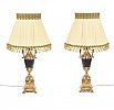 PAIR OF ORNATE BRASS TABLE LAMPS at Ross's Online Art Auctions