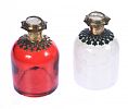 A PAIR OF PALAIS ROYALE SILVER-GILT MOUNTED PERFUME BOTTLES at Ross's Online Art Auctions