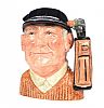 A ROYAL DOULTON CHARACTER JUG OF THE GOLFER at Ross's Online Art Auctions