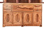 AN EXCEPTIONAL GEORGE III MAHOGANY & SATINWOOD INLAID SECRETAIRE BOOKCASE at Ross's Online Art Auctions
