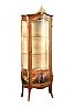 A LOUIS XV STYLE GILT METAL MOUNTED DISPLAY CABINET at Ross's Online Art Auctions