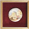 A PAIR OF FRAMED VICTORIAN POT LIDS; THE CABINET MAKER'S SOCIETY & A SCENE FROM THE CRIES OF LONDON at Ross's Online Art Auctions