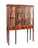 AN EDWARDIAN CENTURY MAHOGANY DISPLAY CABINET at Ross's Online Art Auctions