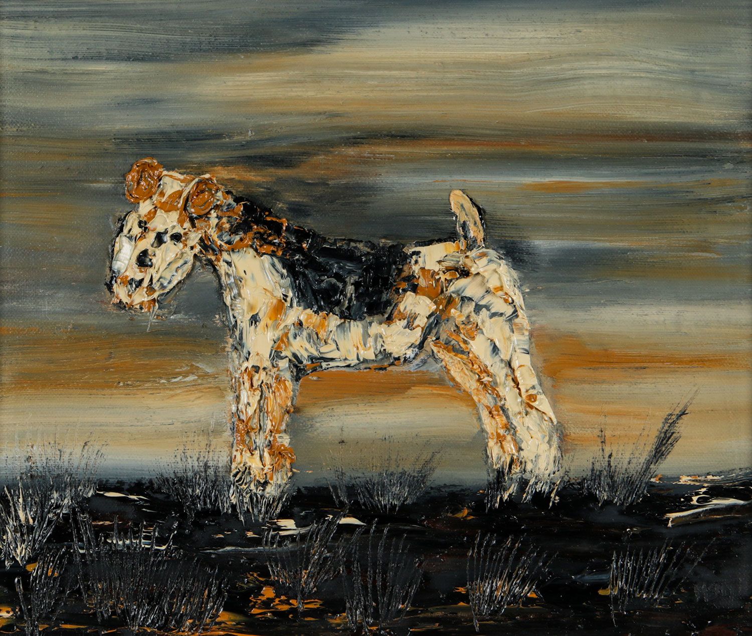 IRISH TERRIER by Michael Smyth at Ross's Online Art Auctions