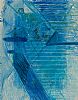 BLUE ABSTRACT by Barbara Freeman ARUA at Ross's Online Art Auctions