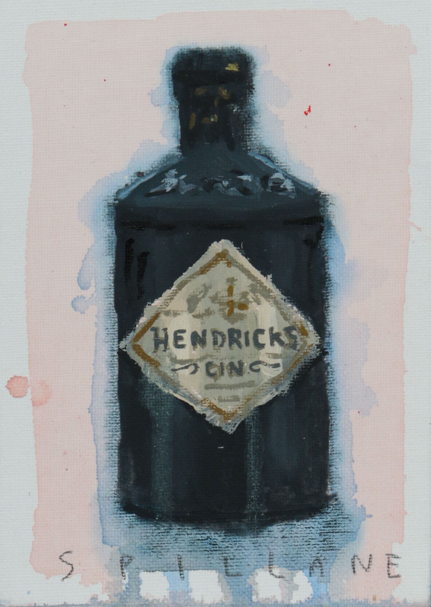 HENDRICKS GIN BOTTLE by Spillane at Ross's Online Art Auctions