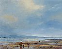 DIGGING FOR BAIT, STRANGFORD LOUGH by Charles Ludlow at Ross's Online Art Auctions