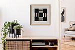 SQUARES AND STRIPES by Gillian Freedman at Ross's Online Art Auctions