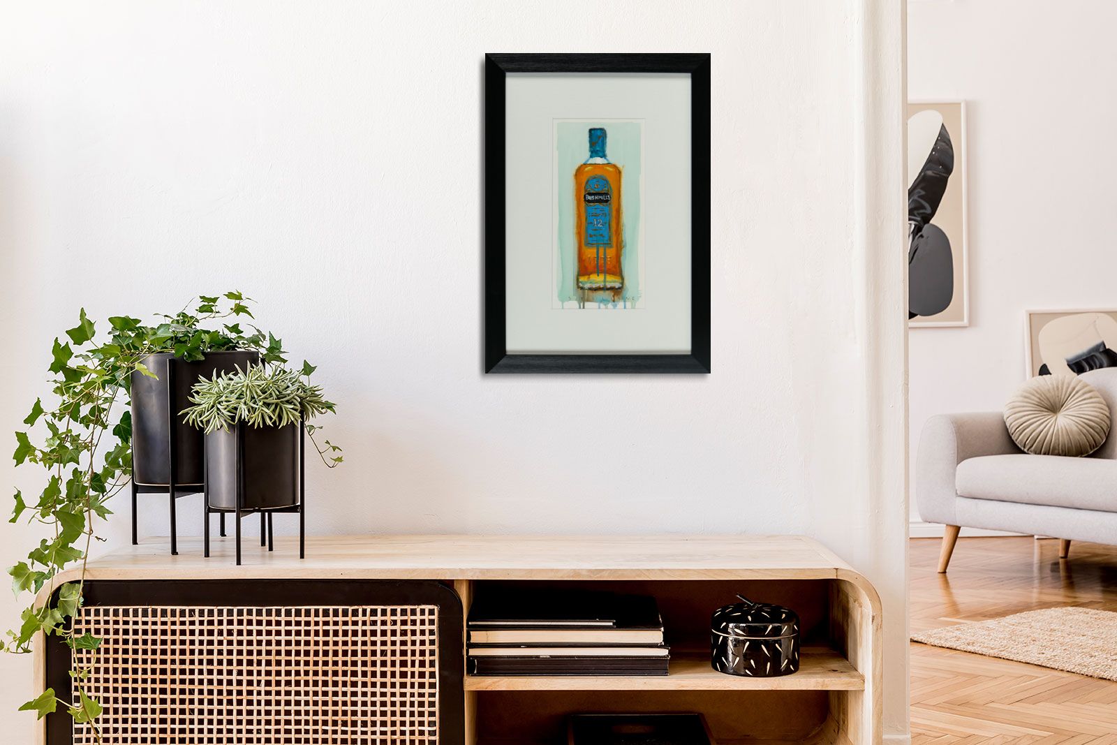 BUSHMILLS - (12 YEAR OLD BOTTLE) by Spillane at Ross's Online Art Auctions