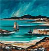 ROUNDSTONE HARBOUR by Patrick Murphy at Ross's Online Art Auctions