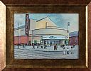 THE STADIUM CINEMA by John Whyte at Ross's Online Art Auctions