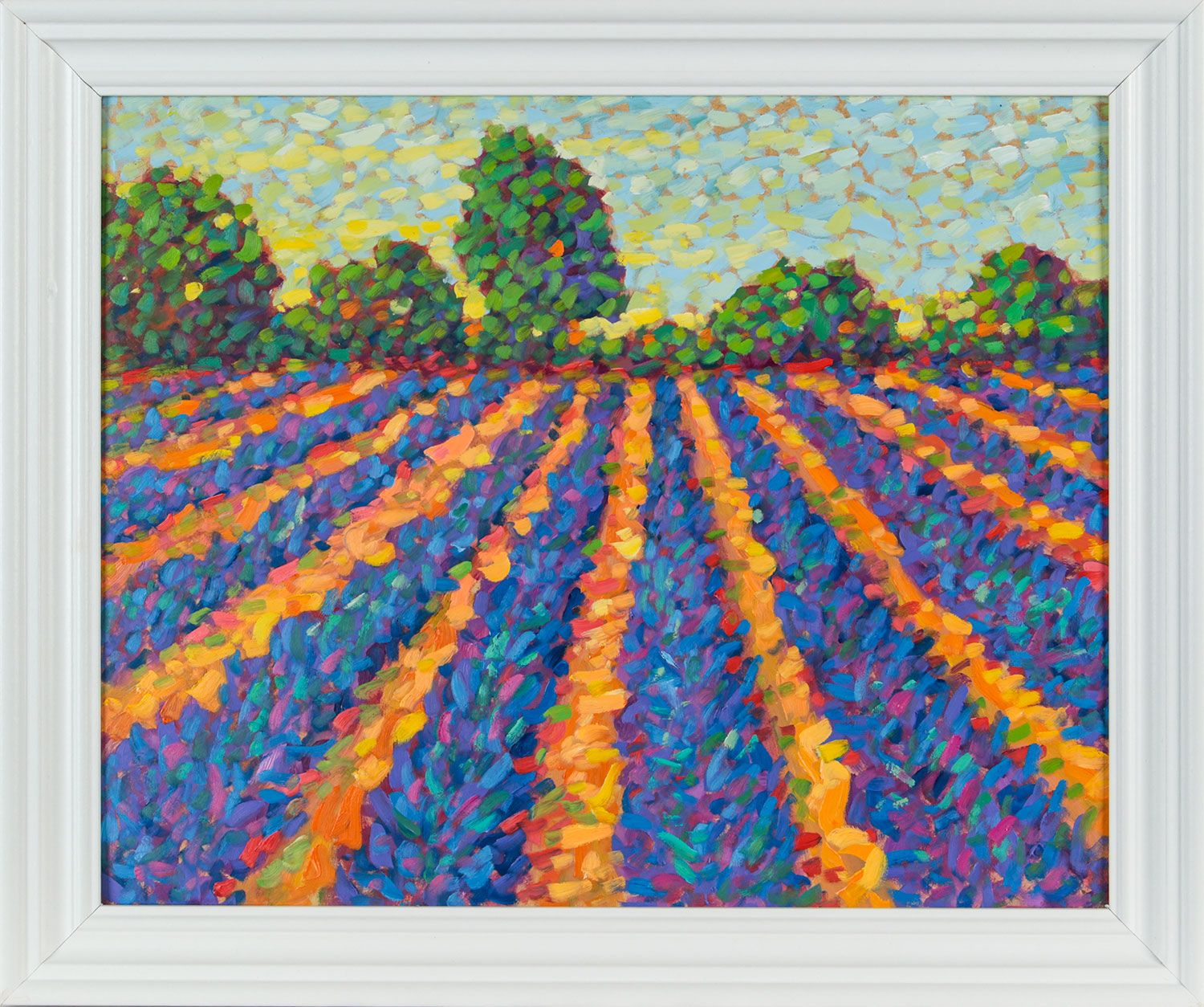 LAVENDER FIELD by Paul Stephens at Ross's Online Art Auctions