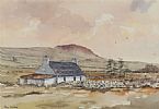 COTTAGE NEAR SLEMISH, COUNTY ANTRIM by Paul Holmes at Ross's Online Art Auctions