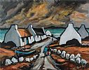 ROUNDSTONE, COUNTY GALWAY by Patrick Murphy at Ross's Online Art Auctions