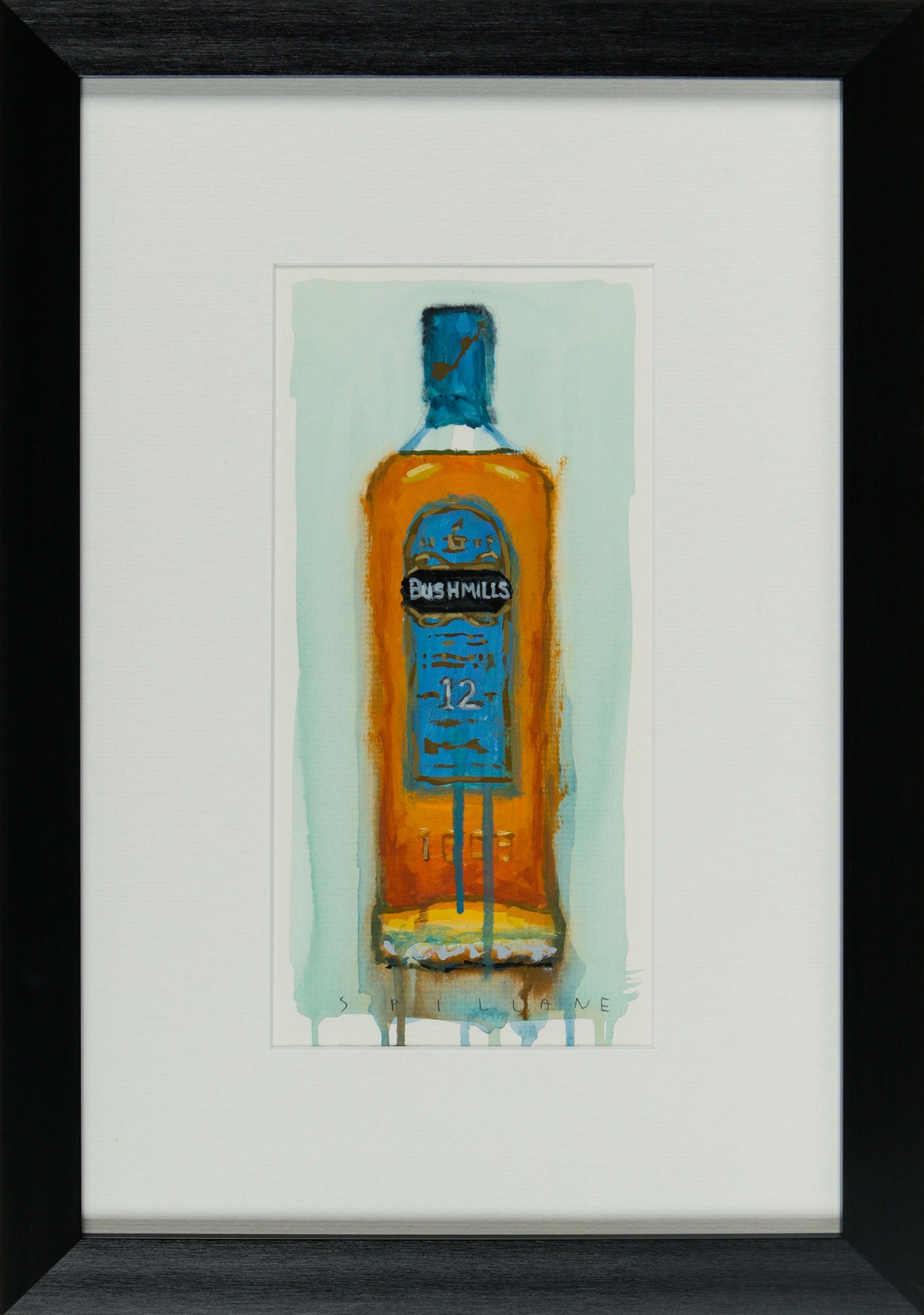 BUSHMILLS - (12 YEAR OLD BOTTLE) by Spillane at Ross's Online Art Auctions