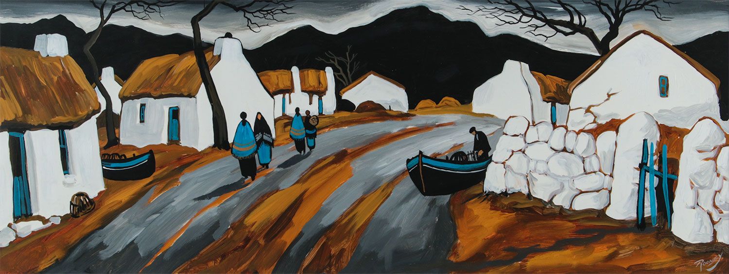 BLACK MOUNTAIN VILLAGE by J.P. Rooney at Ross's Online Art Auctions
