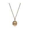 9CT GOLD LOCKET & 18CT GOLD CHAIN at Ross's Online Art Auctions