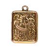 GOLD-TONE LOCKET at Ross's Online Art Auctions
