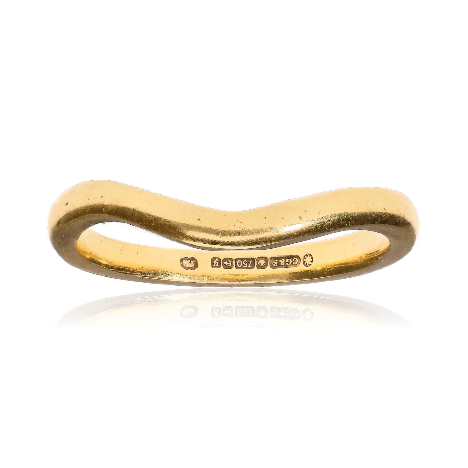 18CT GOLD FITTED BAND at Ross's Online Art Auctions