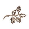 STERLING SILVER MARCASITE BROOCH at Ross's Online Art Auctions