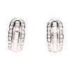 18CT WHITE GOLD AND DIAMOND DRESS EARRINGS at Ross's Online Art Auctions