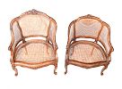 ANTIQUE FRENCH LADY'S & GENT'S CHAIRS at Ross's Online Art Auctions
