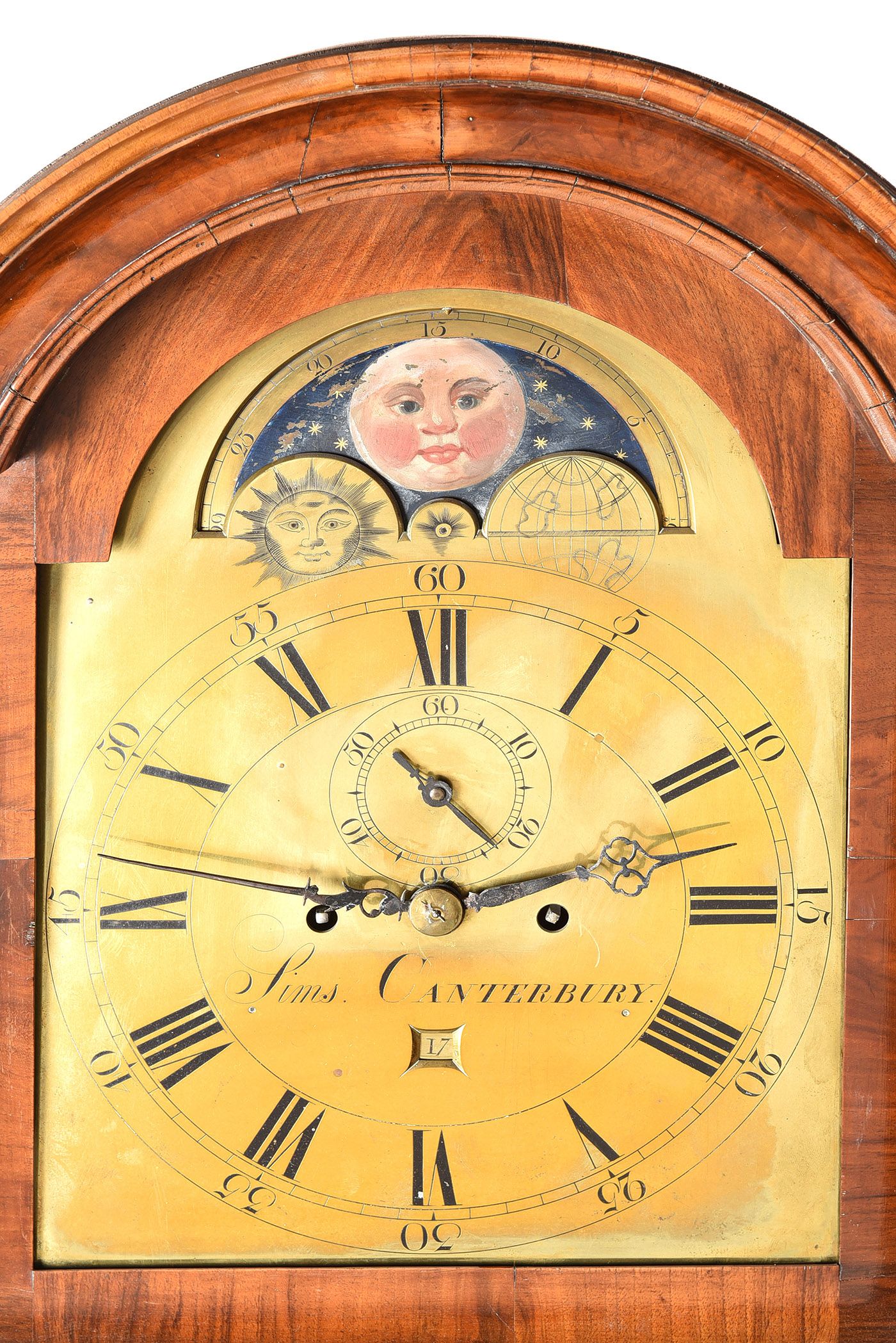 SIMS CANTERBURY EIGHTEENTH CENTURY LONGCASE CLOCK at Ross's Online Art Auctions