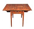 A GEORGE III MAHOGANY DROP-LEAF TABLE at Ross's Online Art Auctions