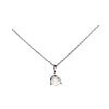 14CT WHITE GOLD DIAMOND PENDANT & CHAIN at Ross's Online Art Auctions