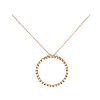 9CT GOLD CHAMPAGNE DIAMOND NECKLACE at Ross's Online Art Auctions