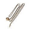 GOLD-TONE LOCKET & CHAIN at Ross's Online Art Auctions