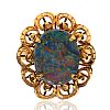 18CT GOLD OPAL DOUBLET RING at Ross's Online Art Auctions