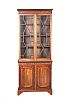 EDWARDIAN MAHOGANY TWO DOOR BOOKCASE at Ross's Online Art Auctions