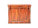 VICTORIAN ROSEWOOD SIDE CABINET at Ross's Online Art Auctions