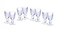 SET OF EIGHT WATERFORD CRYSTAL LIQUEUR GLASSES at Ross's Online Art Auctions