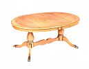 YEW WOOD OVAL COFFEE TABLE at Ross's Online Art Auctions
