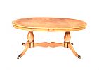 YEW WOOD OVAL COFFEE TABLE at Ross's Online Art Auctions