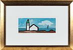 CHURCH BY THE SEA by Markey Robinson at Ross's Online Art Auctions