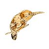 COSTUME HUMMINGBIRD BROOCH at Ross's Online Art Auctions