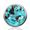 STERLING SILVER TURQUOISE RING at Ross's Online Art Auctions
