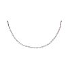 14CT WHITE GOLD DIAMOND TENNIS NECKLACE at Ross's Online Art Auctions