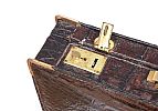 VINTAGE CROCODILE SKIN BRIEFCASE at Ross's Online Art Auctions