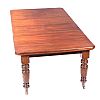 LATE VICTORIAN MAHOGANY DINING ROOM TABLE WITH MATCHING TEN CHAIRS at Ross's Online Art Auctions