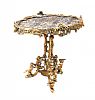 VICTORIAN ORNATE BRASS LAMP TABLE at Ross's Online Art Auctions
