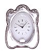 SILVER MOUNTED DESK CLOCK at Ross's Online Art Auctions